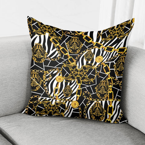 Image of Baroque Print Pillow Cover