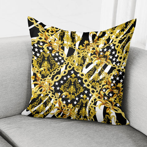 Image of Baroque Print Pillow Cover