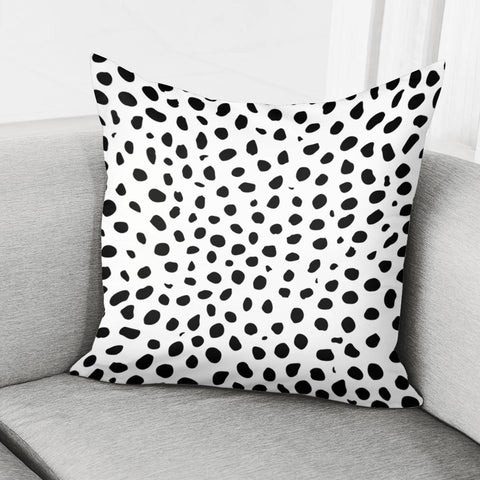 Image of Black And White Cheetah Animal Print Pillow Cover