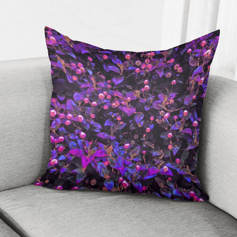 Image of Stylized Floral Texture Pattern Pillow Cover