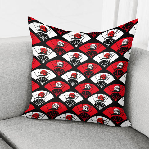 Image of Japanese Style Fan Pillow Cover