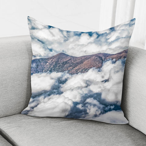 Image of Andes Mountains Aerial View, Chile Pillow Cover