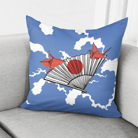 Image of Japanese Fan Pillow Cover