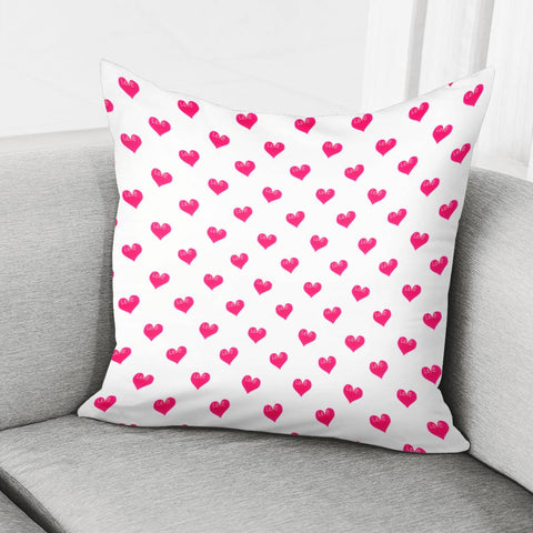 Image of Love Concept Sketchy Drawing Print Pattern Pillow Cover