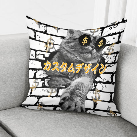 Image of Cat Pillow Cover