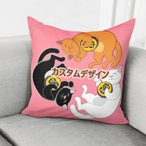 Image of Cat Pillow Cover