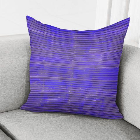 Image of Blue Grunge Print Pillow Cover