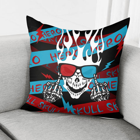 Image of Skull Pillow Cover