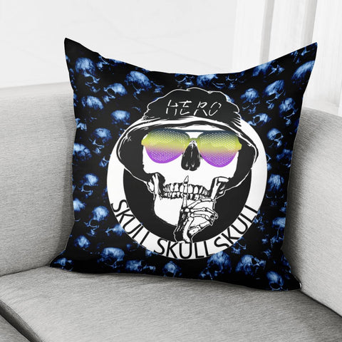 Image of Skull Pillow Cover