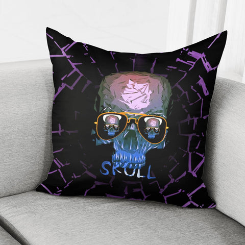 Image of Skull Pillow Cover