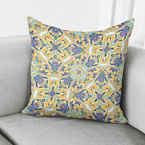 Image of Colorful Exotic Ornate Print Pillow Cover