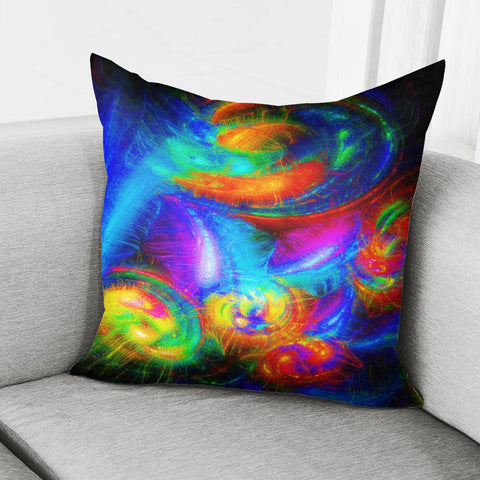 Image of Swirls Of Energy. Pillow Cover