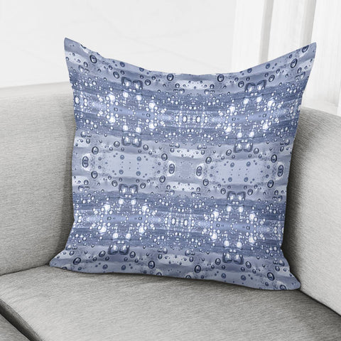 Image of Drop Water Collage Print Pattern Pillow Cover