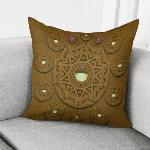 Image of Sunset Mandala Pillow Cover