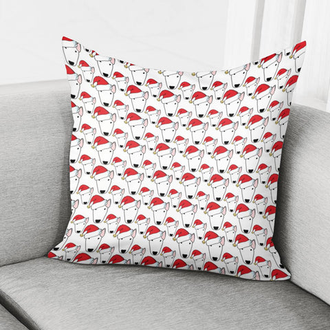 Image of Santa Bully Christmas Pattern Pillow Cover