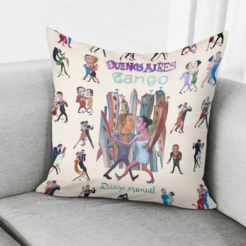 Image of Tango Dancers Pillow Cover