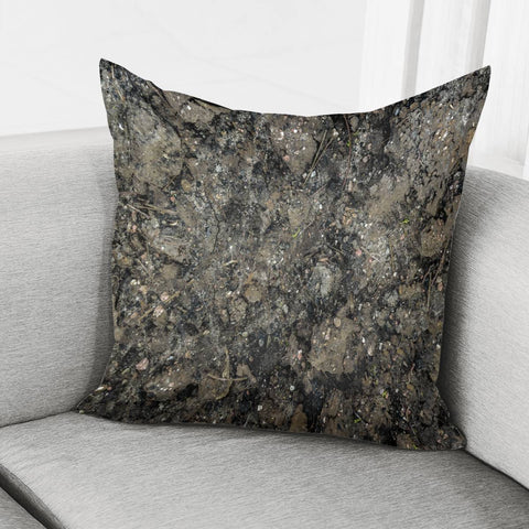 Image of Grunge Organic Texture Print Pillow Cover