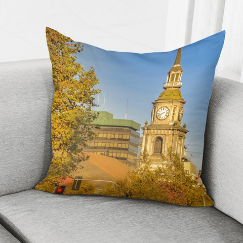 Image of San Francisco De Alameda Church, Santiago De Chile Pillow Cover