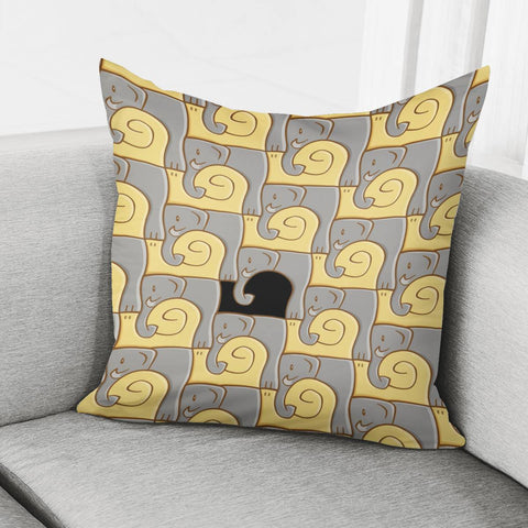 Image of Elephant Pillow Cover