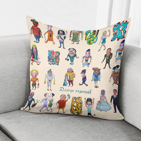 Image of Neighborhood People Pillow Cover