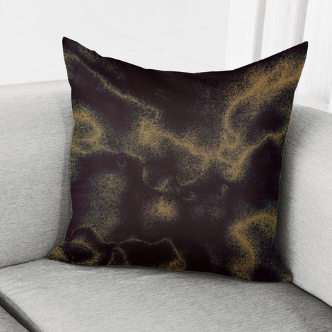 Image of Abstrait Effet Paillette Doré Pillow Cover