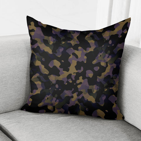 Image of Camouflage Noir/Marron Pillow Cover