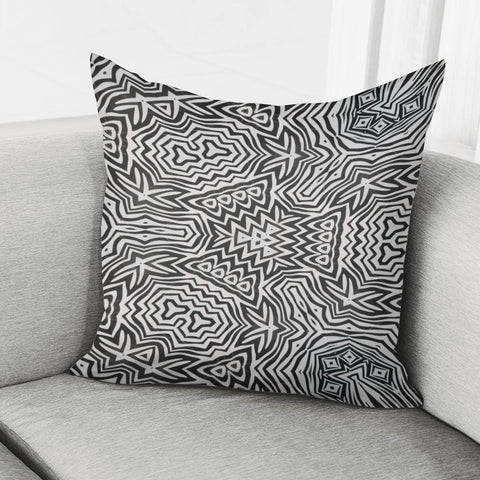 Image of Abstrait Zebrés Pillow Cover