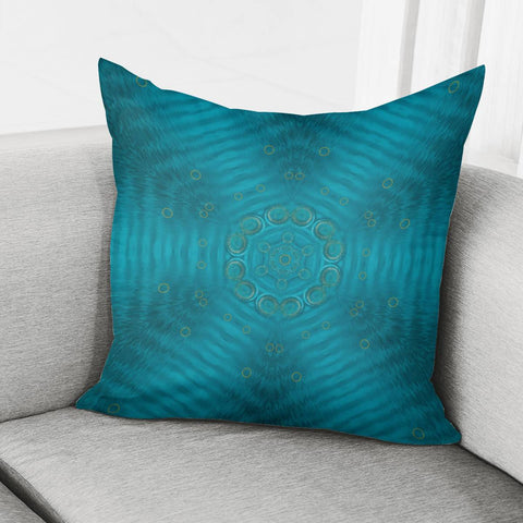 Image of Spiritual Sun Is Raising Over The Peace Of Mind Sea Pillow Cover