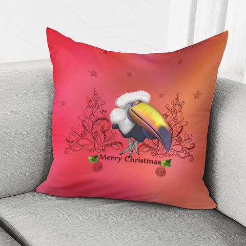 Image of Funny Coutan Wish You A Merry Christmas Pillow Cover