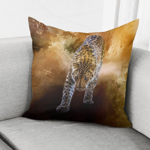 Image of Russian Amur Leopard Pillow Cover