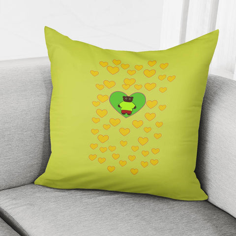 Image of Home Of The Cartoon Bears Pillow Cover