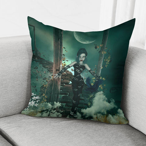 Image of The Dark Fairy Pillow Cover