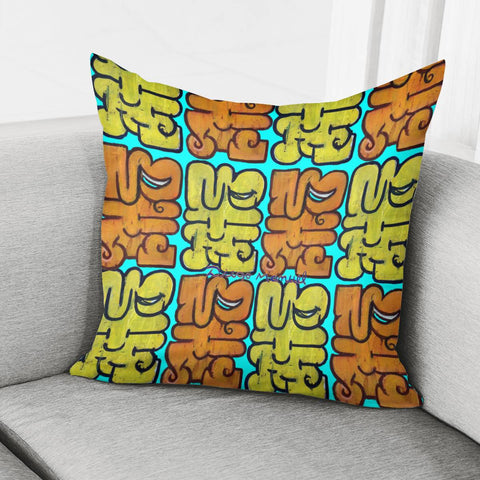 Image of Graffiti 23 And 29 Tapiz Pillow Cover