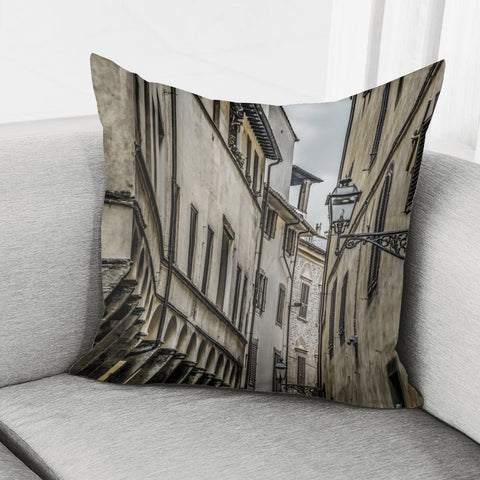 Image of Houses At Historic Center Of Florence, Italy Pillow Cover