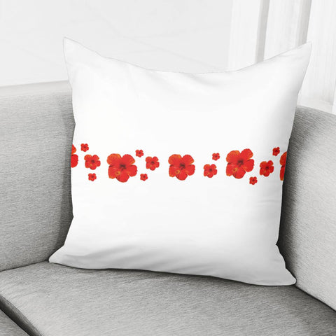 Image of Minimal Floral Print Decor Design Pillow Cover