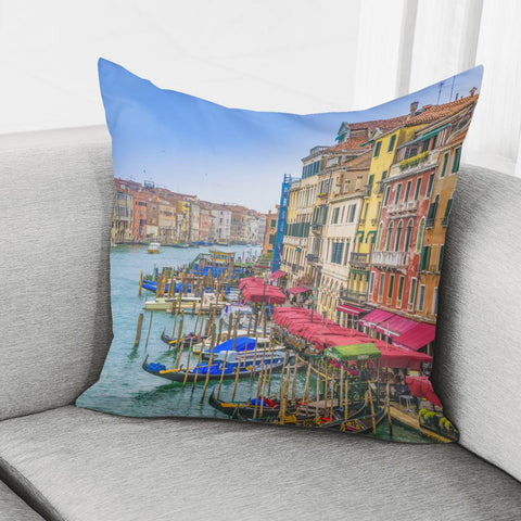 Image of Aerial View Grand Canal Of Venice, Italy Pillow Cover