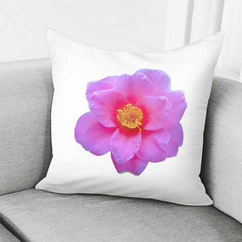 Image of Beauty Violet Flower Photo Print Pillow Cover