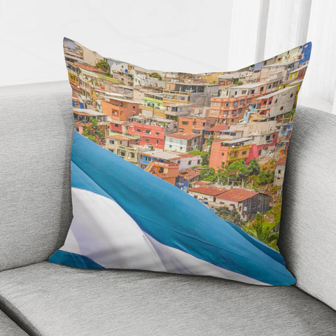 Image of Santa Ana Hill, Guayaquil Ecuador Pillow Cover