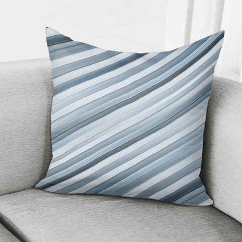 Image of Modern Tech Stripes Pattern Pillow Cover