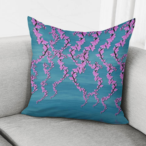 Image of Sakura Trees Calming And So In Peace Pillow Cover