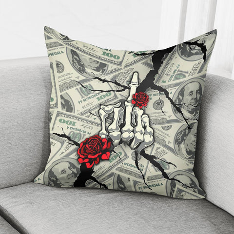 Image of Dollar Pillow Cover