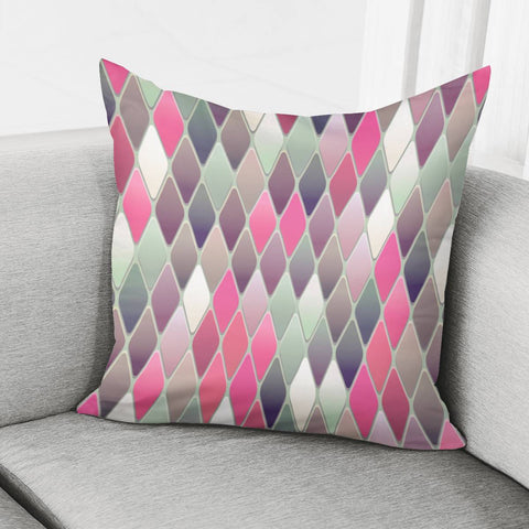 Image of Pink Diamond Pinwheel Pillow Cover