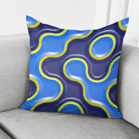 Image of Blue Marble Pillow Cover