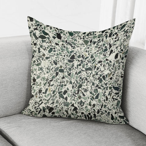 Image of Green Seamless Terrazzo Pillow Cover