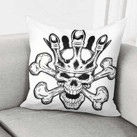 Image of King Skull Designs Pillow Cover