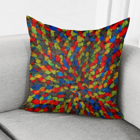 Image of Rainbow Weave Pillow Cover