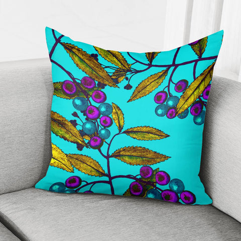 Image of Branch With Berries Pillow Cover