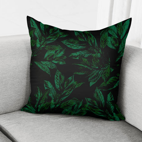 Image of Green Laurel Pillow Cover