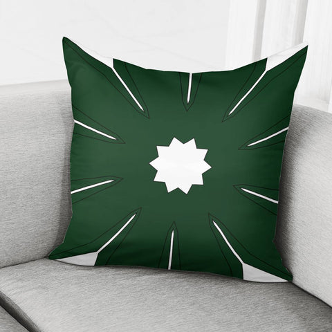 Image of Leafy Pattern Pillow Cover
