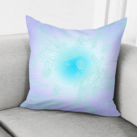 Image of Blue Pillow Cover